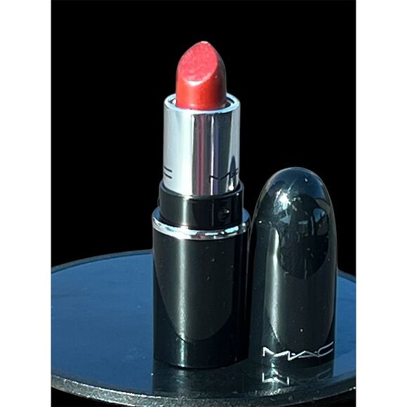 MAC HOLIDAY 2024 Lustreglass Mini Lipstick Cherish Me Cream Long-lasting - Picture 10 of 14